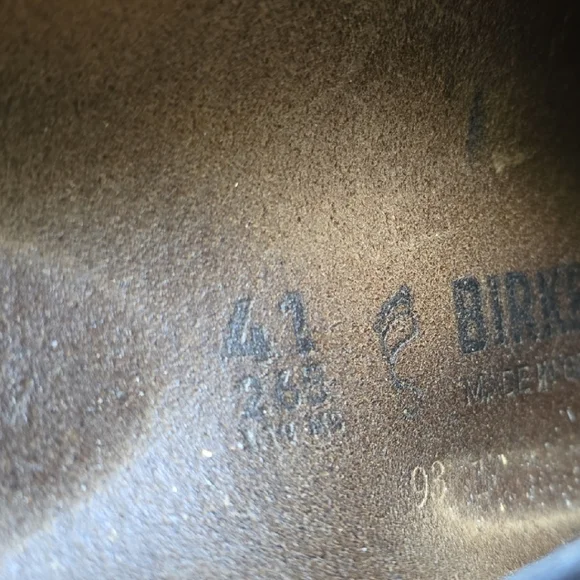 Birkenstock Black Loafers Slip-Ons Comfortable Casual - Picture 4 of 6